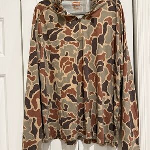 Orvis Camo 1/4 zip XXL